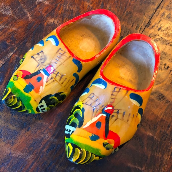 Vintage Other - Vintage Dutch wooden clogs